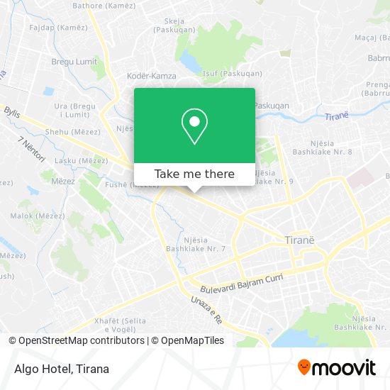 Algo Hotel map