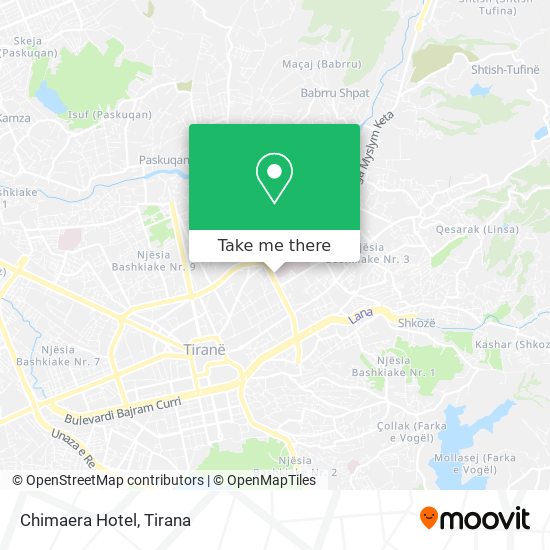 Chimaera Hotel χάρτης