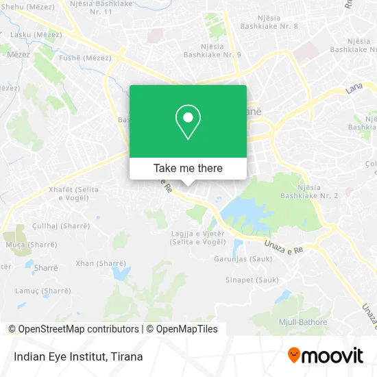 Indian Eye Institut χάρτης