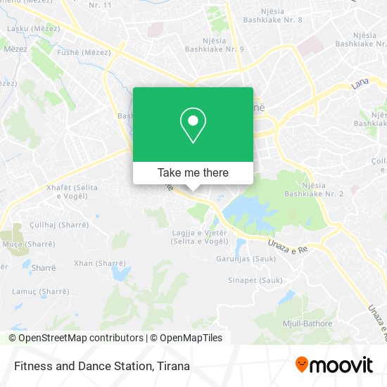 Fitness and Dance Station map