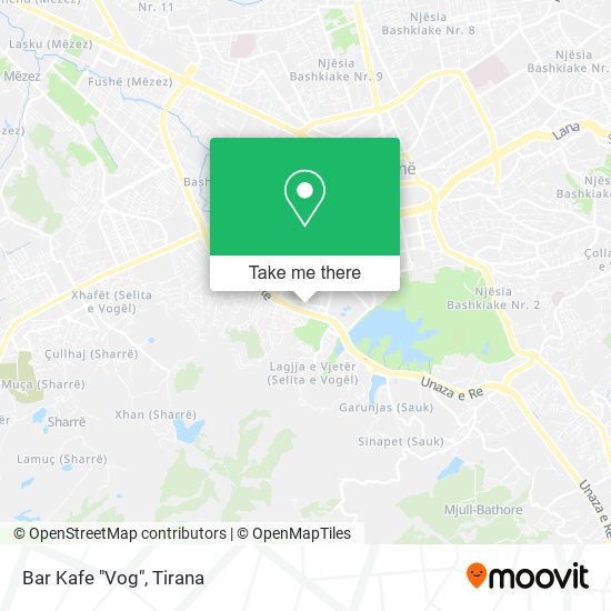 Bar Kafe "Vog" map