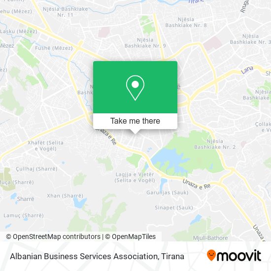 Albanian Business Services Association map