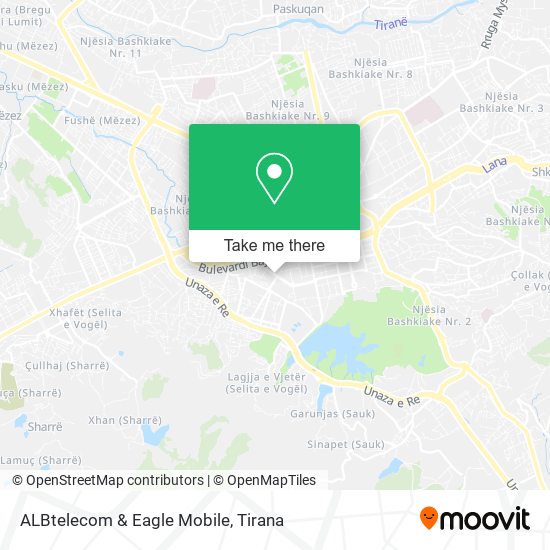 ALBtelecom & Eagle Mobile map