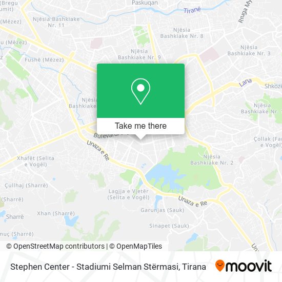 Stephen Center - Stadiumi Selman Stërmasi χάρτης