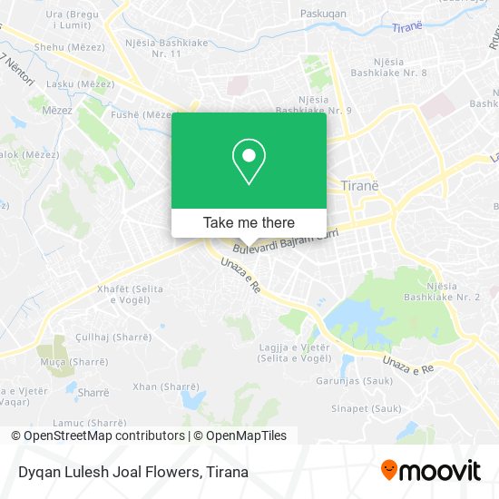 Dyqan Lulesh Joal Flowers χάρτης