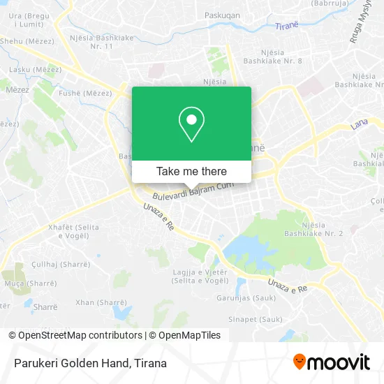 Parukeri Golden Hand map