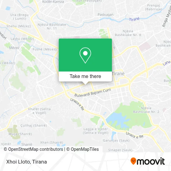 Xhoi Lloto χάρτης