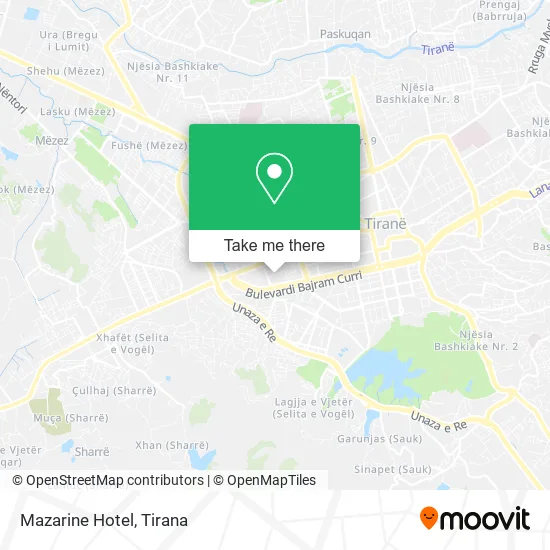 Mazarine Hotel map