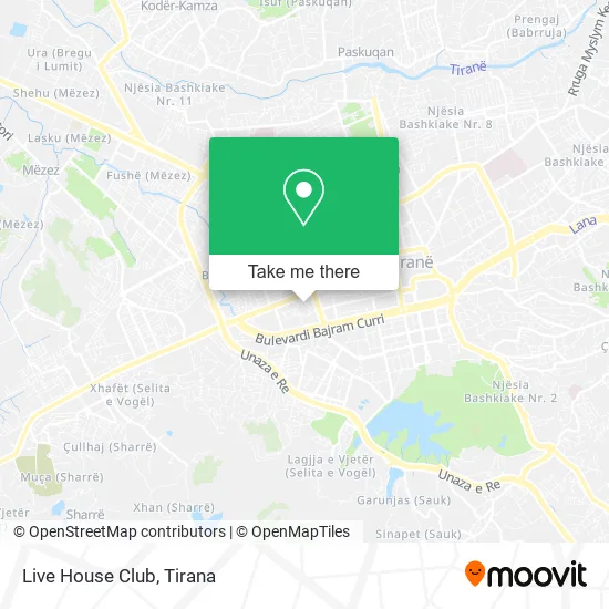 Live House Club map