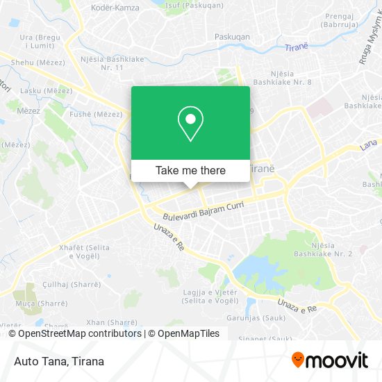 Auto Tana map
