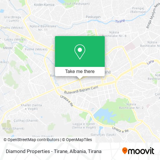 Diamond Properties - Tirane, Albania map
