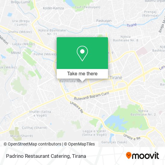 Padrino Restaurant Catering χάρτης
