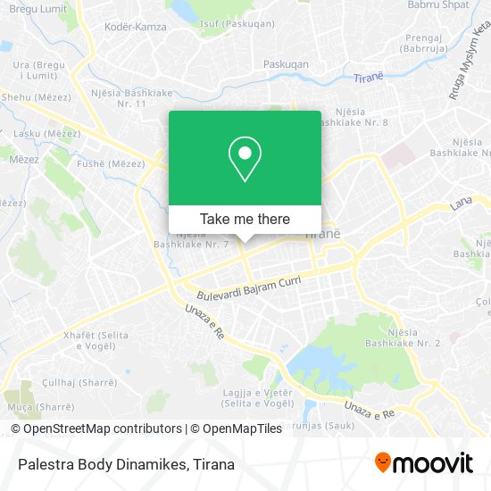 Palestra Body Dinamikes map