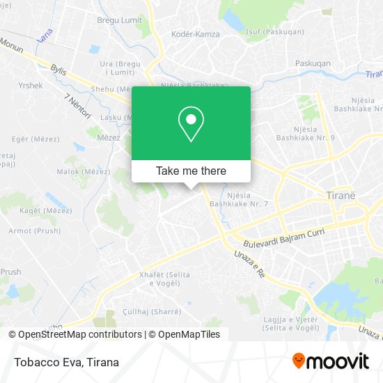 Tobacco Eva map