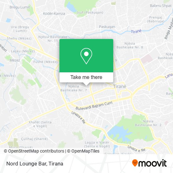 Nord Lounge Bar χάρτης