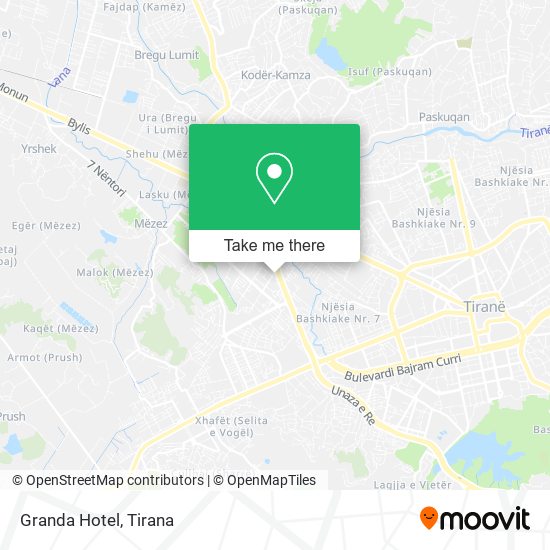 Granda Hotel map