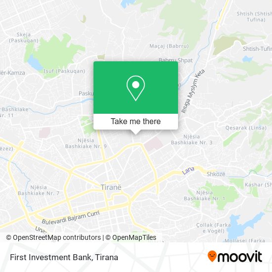 First Investment Bank χάρτης