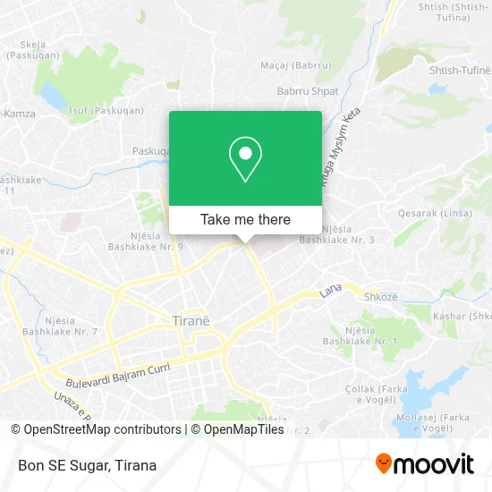 Bon SE Sugar χάρτης