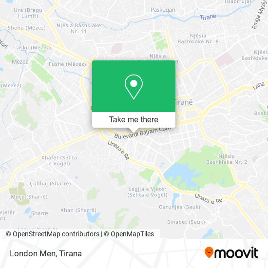 London Men map