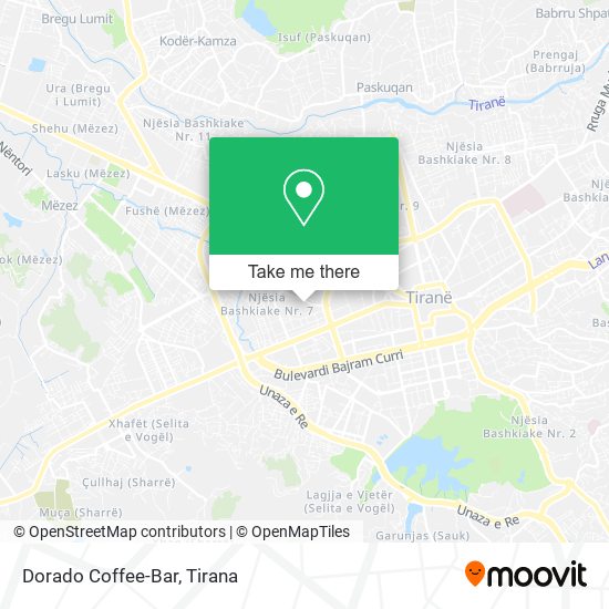 Dorado Coffee-Bar map
