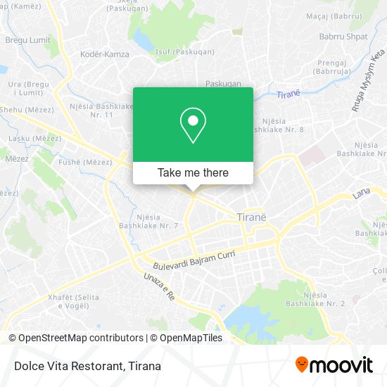 Dolce Vita Restorant map