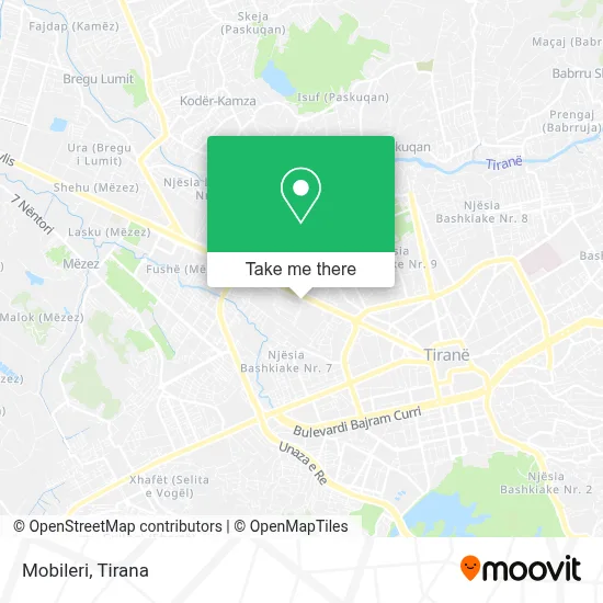 Mobileri map