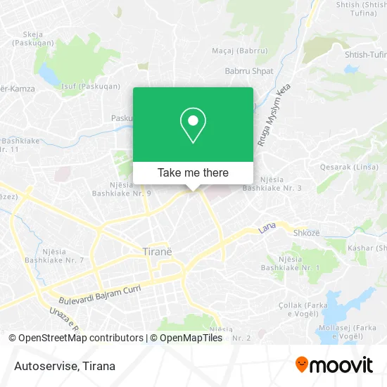 Autoservise map