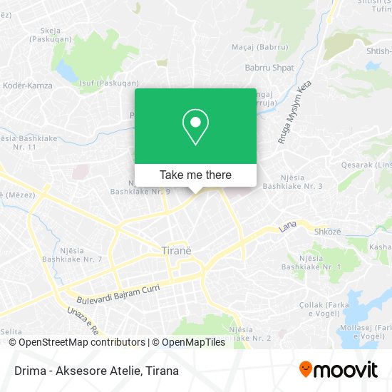 Drima - Aksesore Atelie map