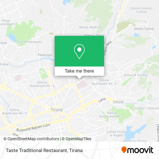 Taste Traditional Restaurant map