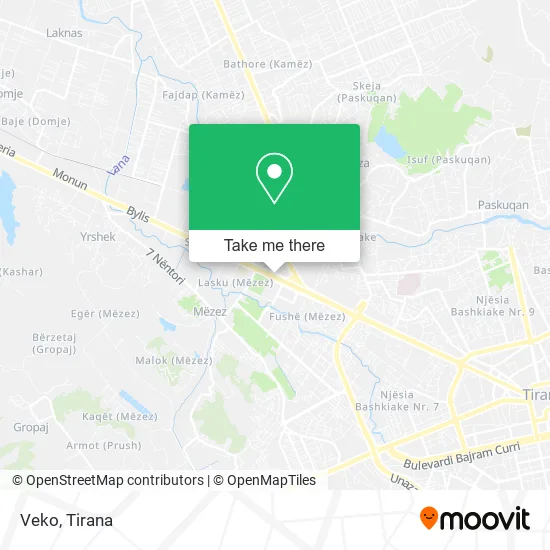 Veko map