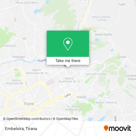 Embelsira χάρτης