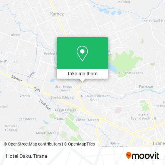 Hotel Daku χάρτης
