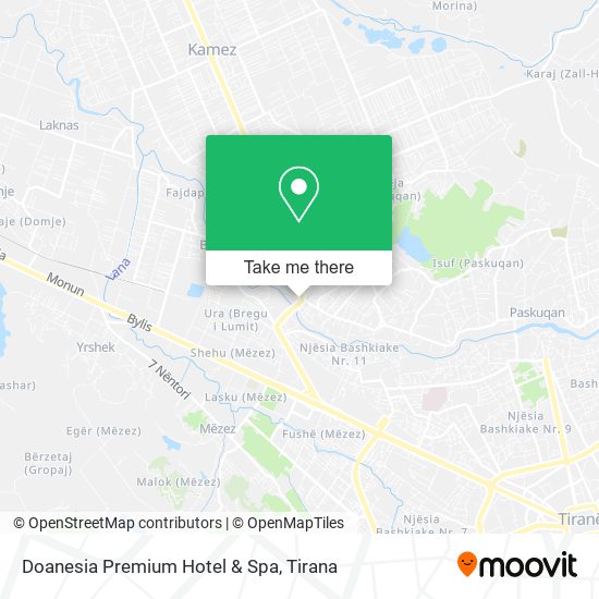 Doanesia Premium Hotel & Spa map