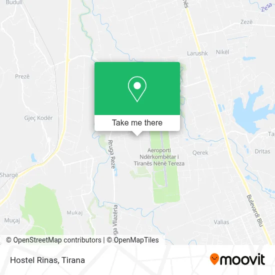 Hostel Rinas χάρτης