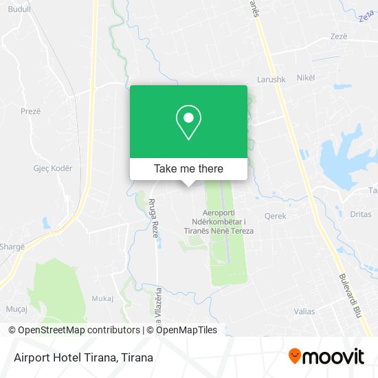 Airport Hotel Tirana map