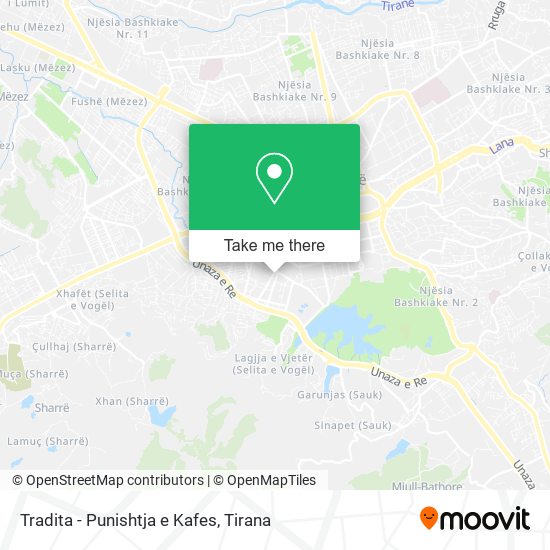 Tradita - Punishtja e Kafes map