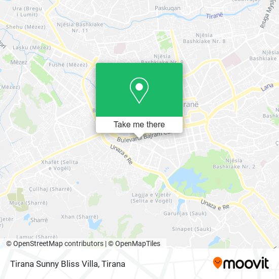 Tirana Sunny Bliss Villa map