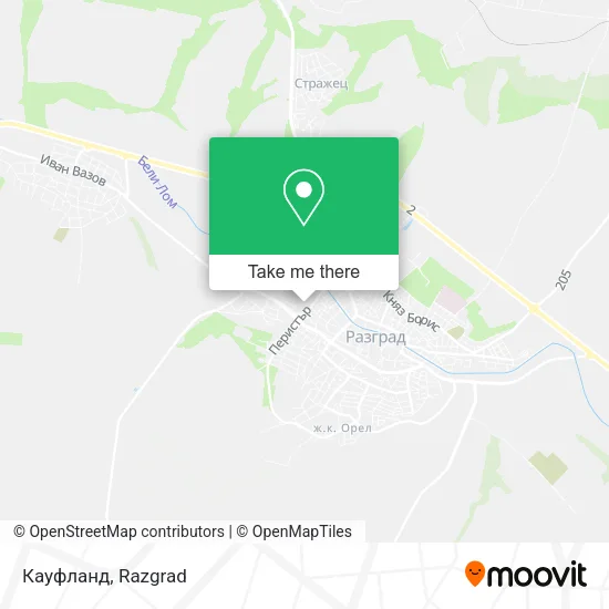 Карта Кауфланд