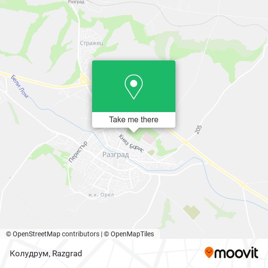 Колудрум map