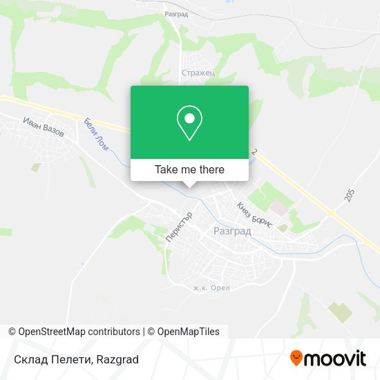 Карта Склад Пелети