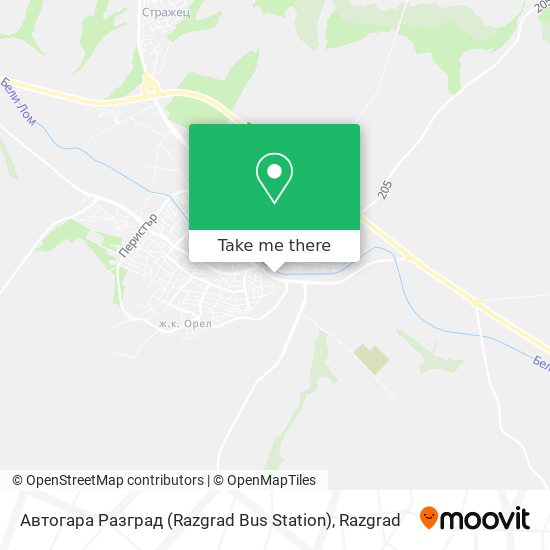 Автогара Разград (Razgrad Bus Station) map