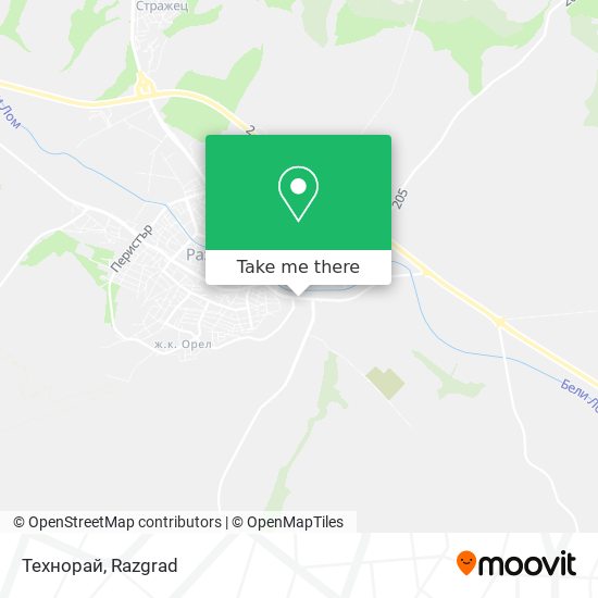 Технорай map