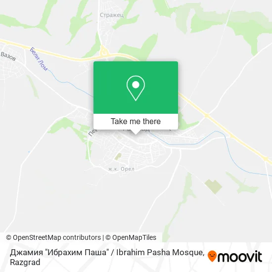 Джамия "Ибрахим Паша" / Ibrahim Pasha Mosque map