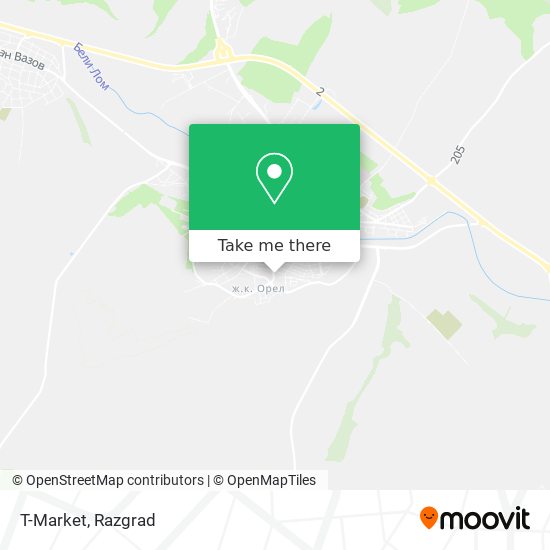 T-Market map