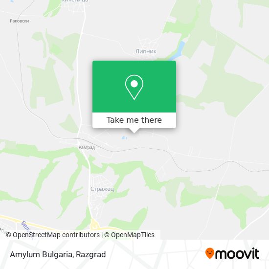 Карта Amylum Bulgaria