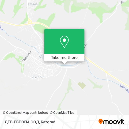 ДЕВ-ЕВРОПА ООД map
