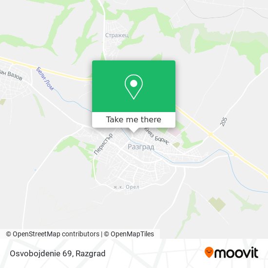 Osvobojdenie 69 map