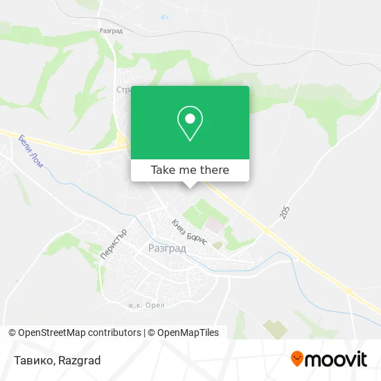 Карта Тавико