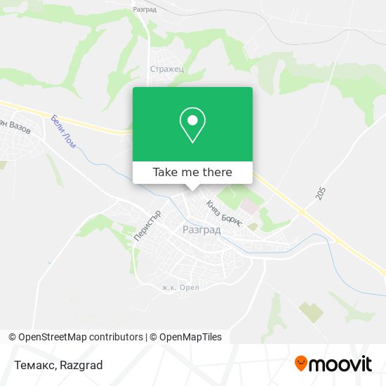 Темакс map