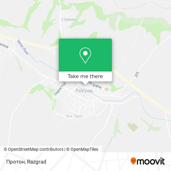 Протон map